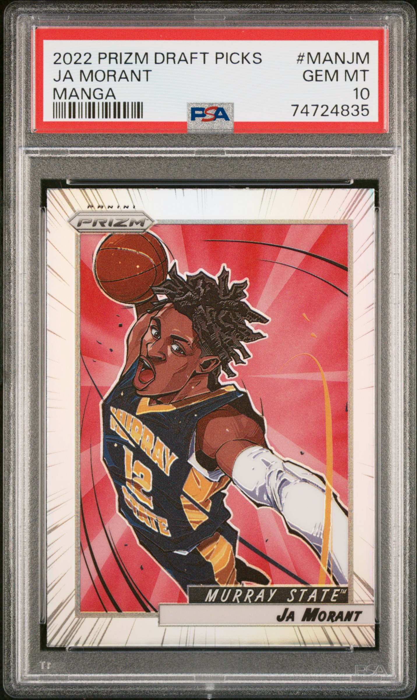 2022-23 PANINI PRIZM DRAFT PICKS MANGA #MANJM JA MORANT MANGA